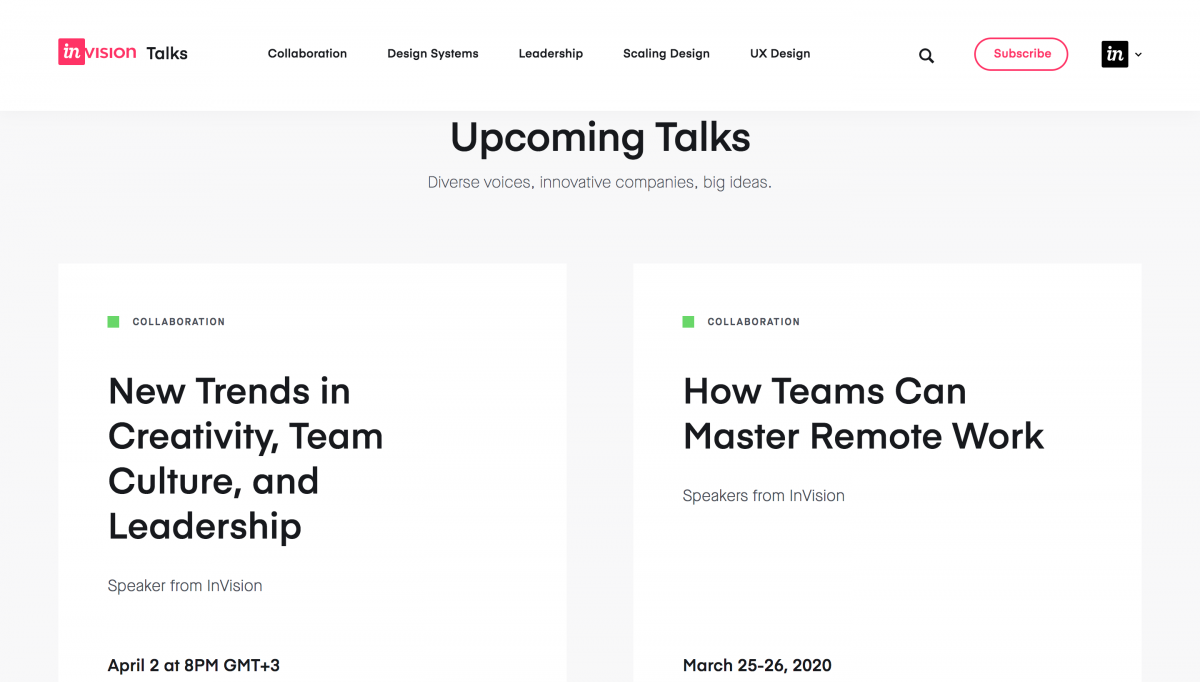 InVision-Talks