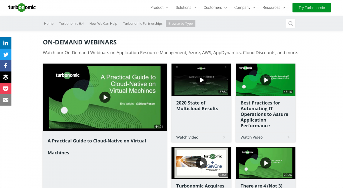 Turbonomic-On-Demand-Webinars