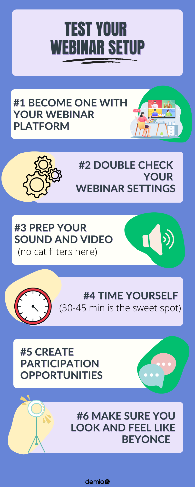 webinar setup infographic